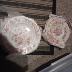 10 Wedgewood Pink China Plates 100 Dollars