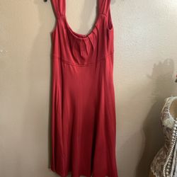 Maggy London Elegant Red Sleeveless Dress 14