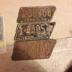 Old Tn Plates 