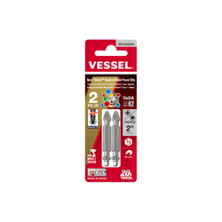 VESSEL Neck Torsion Double-Ended Power Bits For Philips and Square Screws