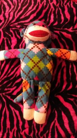 Sock Monkey Plush