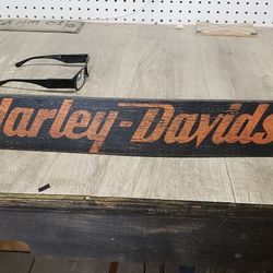 Harley Davidson Barrel Stave Sign 