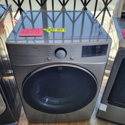 LG Front Load Gas Dryer 7.4 Cubic. Feet. Graphite Steel 