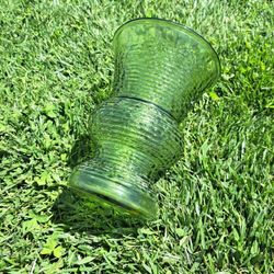 1960s Anchor Hocking Glass Soreno Avocado Vase 🥑 
