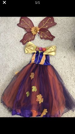 Autumn fairy costume size 6/7