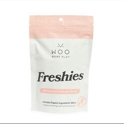 New- Woo More Play Pack of Freshies pH-Balanced Intimate Wipes (20-count)