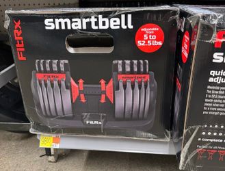 ENDED FitRx 52.5lb Adjustable Dumbbell Set SmartBell Quick Select Weights Home Gym