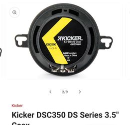 Kicker DSC350 3.5” speakers. New!