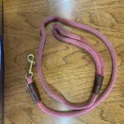 Rope And Leather Leash