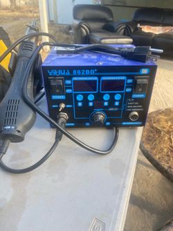 YIHUA 862BD+ Hot Air Rework & Soldering Station – Tested Power On