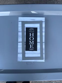 Welcome to Our Home Farmhouse Wall Sign