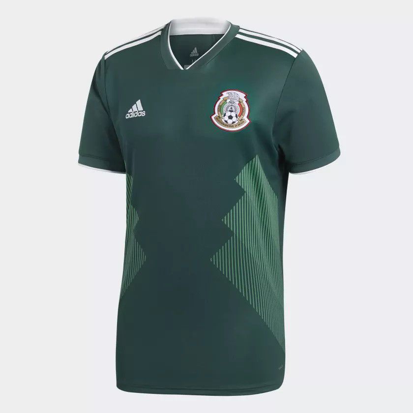 2018 Russia World Cup green Mexico home Jersey