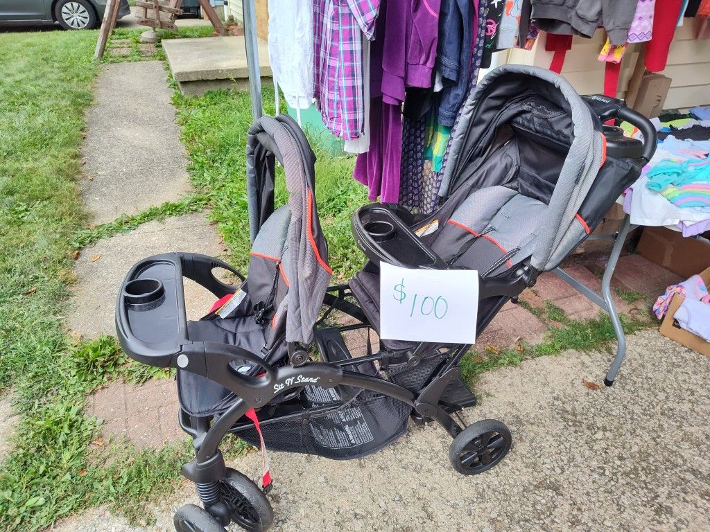 Double Stroller Sit/Stand