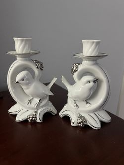 Gerold Porzellan candlestick holders (made in Bavaria)