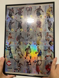 1996 collector sheet rookies framed