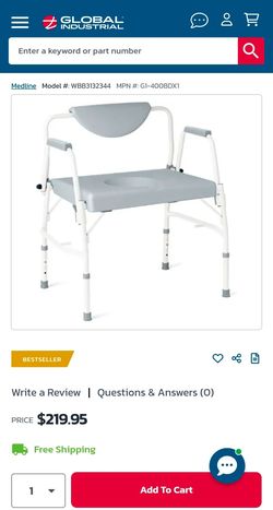 Commode bedside