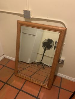 Large wall mirror