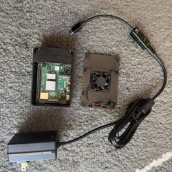 Raspberry Pi 4B 4GB Quad Core 64 Bit WiFi Bluetooth, Case, Power