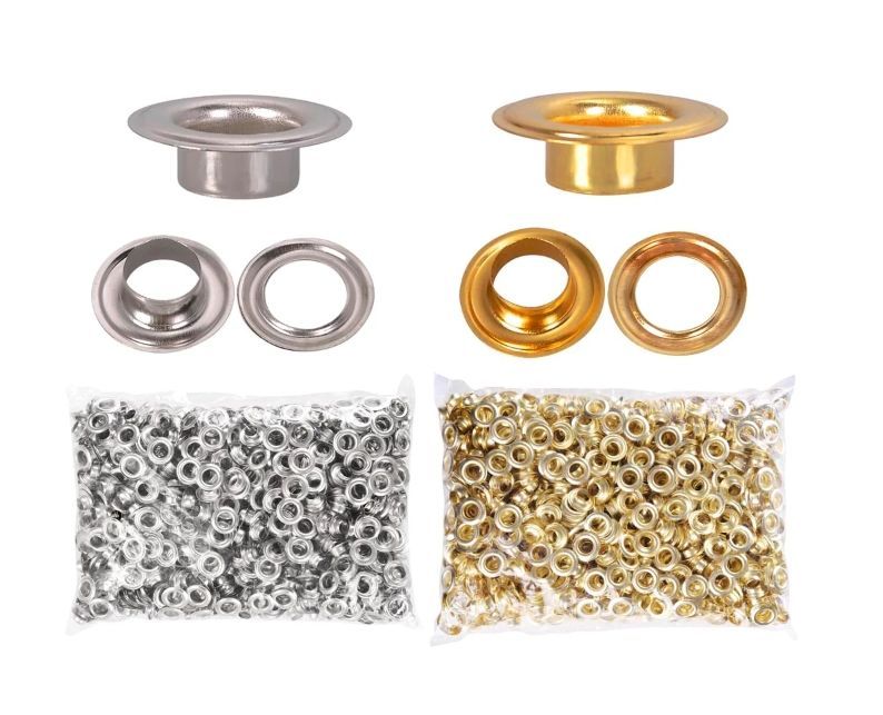 #2 Nickel or Brass Grommets + Washers 1000x 10mm for Plier Puncher - Home Business Supplies - Independence Day Sale