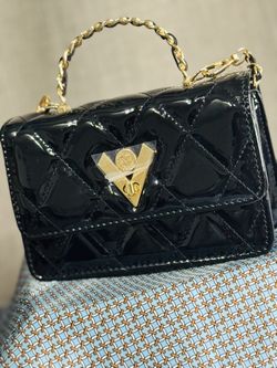NEW Small Valentino Orlandi Quilted Crossbody Bag