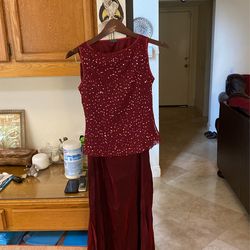 Two Piece Evening Outfit