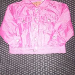 18 Month Old Toddler GUESS PINK DENIUM JACKET