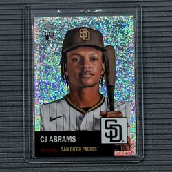 CJ Abram’s Rookie Confetti Speckle Refractor /150