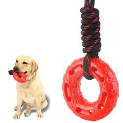 Red Dog Chew Toys for Aggressive Chewers Large Medium Bread 