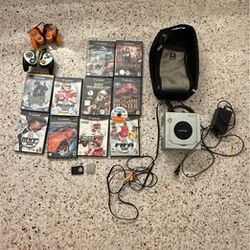 GameCube + Games + Controllers + Case