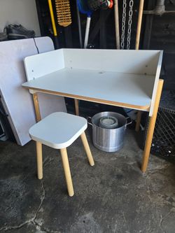 Ecritorio c/banco White Desk w stool