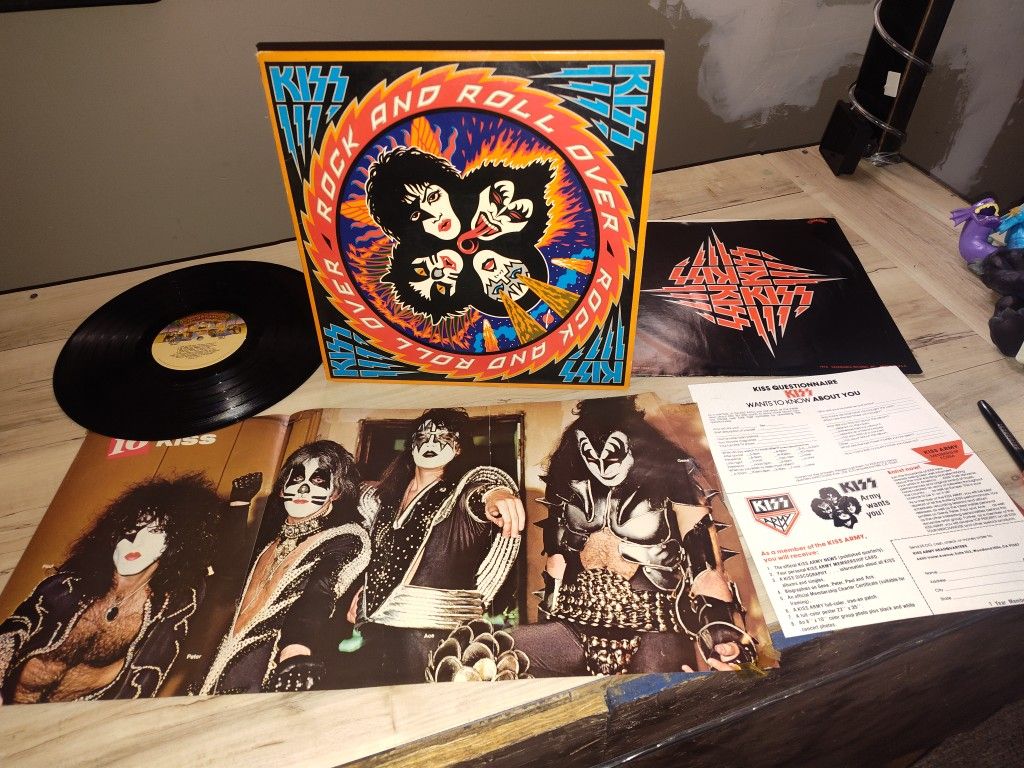 Kiss Album- Rock And Roll Over Plus Extras