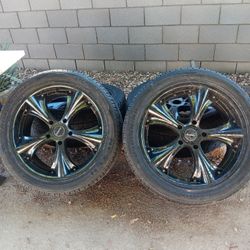 "22" Inch Rims With Tires