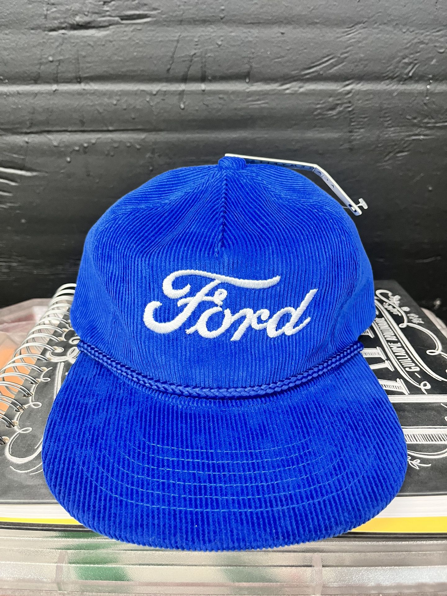 Brand New Embroidered Corduroy “Ford” Logo Text SnapBack