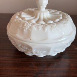 Westmoreland Milk Glass Candy Dish 