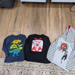 Boys Long Sleeve Shirt BUNDLE Sz 5/6
