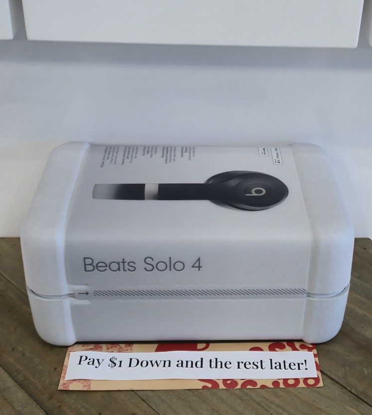 Beats Solo 4 True Wireless On Ear Headphones - Payments Available - Pay $1 Down To take It home