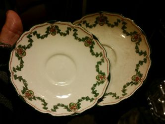 Royal Doulton Cynthia pattern demitasse saucers