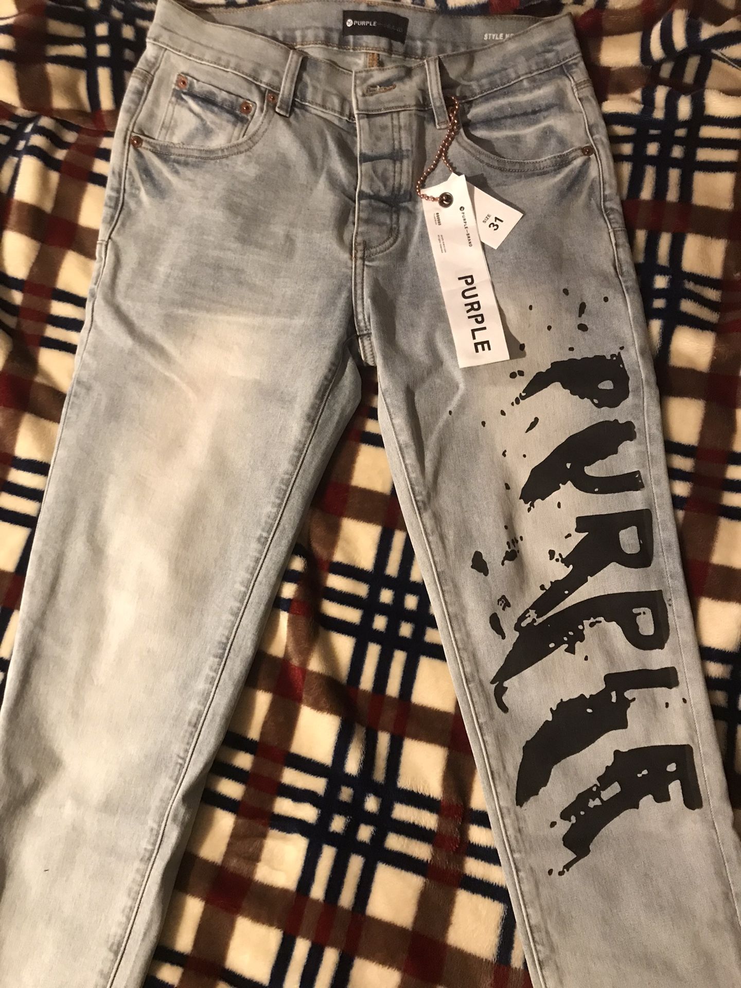 Purple Jeans Size 31