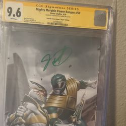 Jason David Frank Graded Autograph Power Ranger Comic Book for