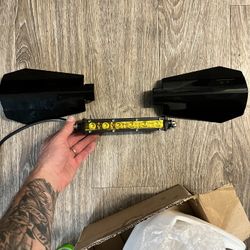 Harley Hand Guards And Led Light Bar 