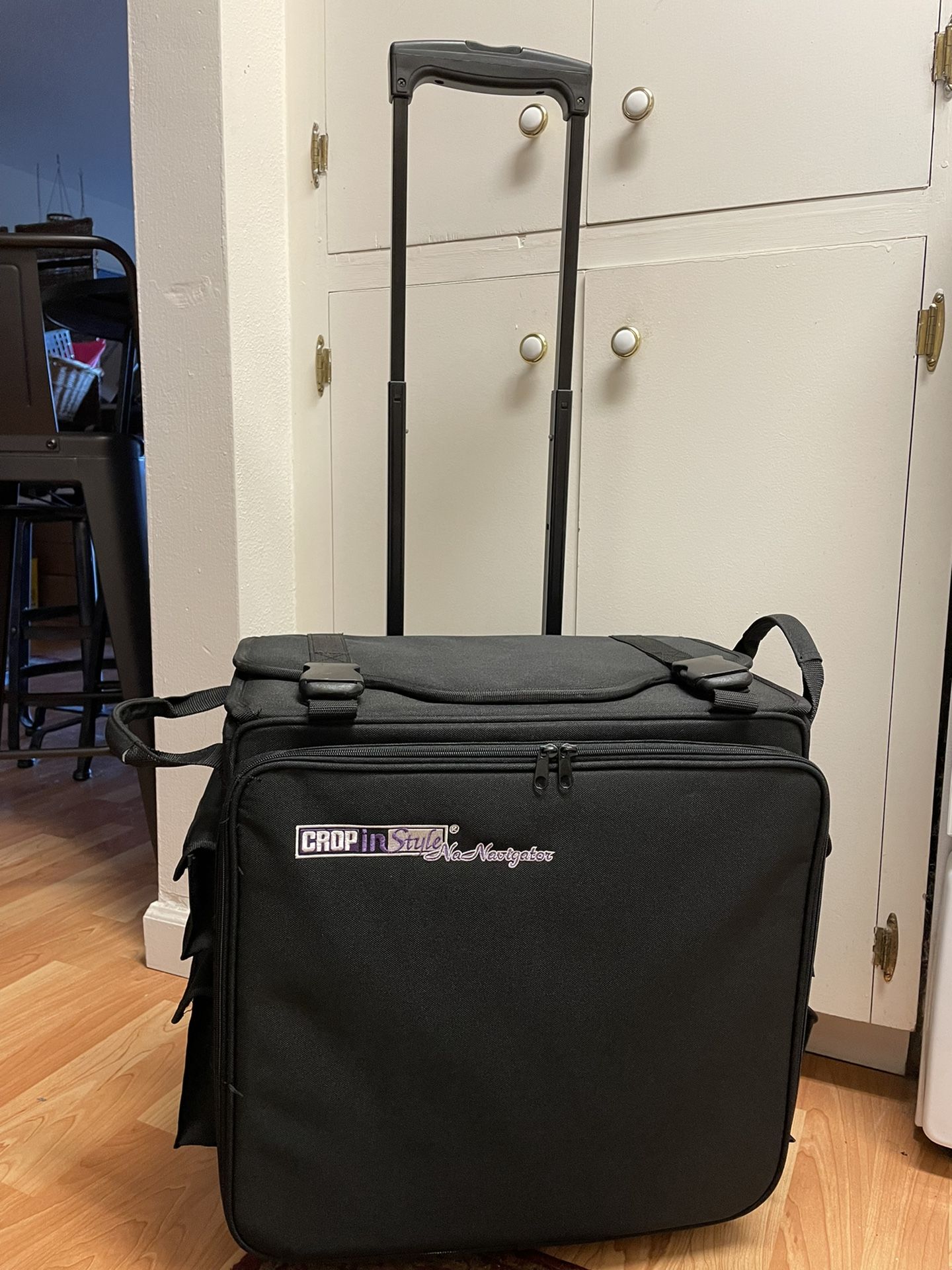 Crop In Style Navigator Rolling Art Craft Wheeled Storage Organizer Case