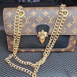 LOUIS VUITTON  BROWN LETHER  BAG