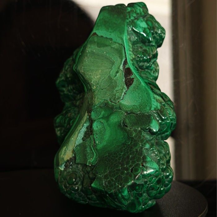 Unique Rare • Malachite Botryoidal • Transformation, Steady Success