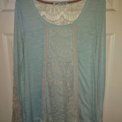 Teal Long Sleeve Shirt 