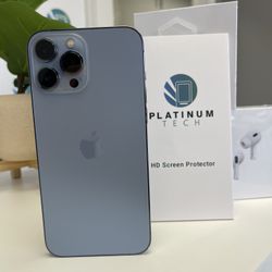 iPhone 13 Pro Max Unlocked 128Gb Glass Protector for Free !!!