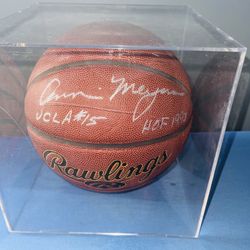 Ann Meyers HOF Signed Basketball $50 For Ann Meyers  Comes With Case 
