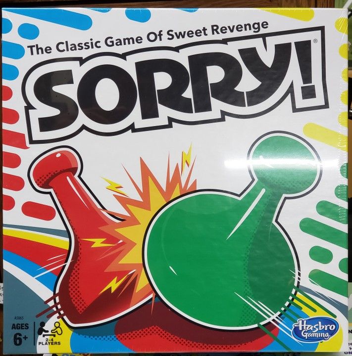 Hasbro Gaming SORRY! Family Board Game, Classic Game of Sweet Revenge. A5065
