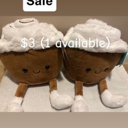 Hot Chocolate Stuffed Toy - 1 Left 