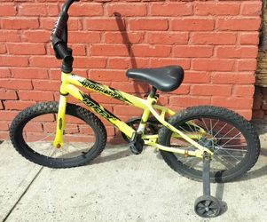16 inch Huffy Rock bicycle with training wheels