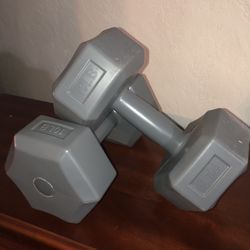 HEX DUMB BELLS 20 Lbs SET OF 2-10 Lbs EACH CHECK OUT MY PROFILE FORt MORE GREAT ITEMS 